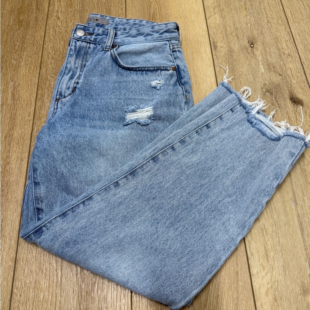 Joe’s Jeans Distressed Light Blue Women's Size 30 Raw Hem - Picture 12 of 12